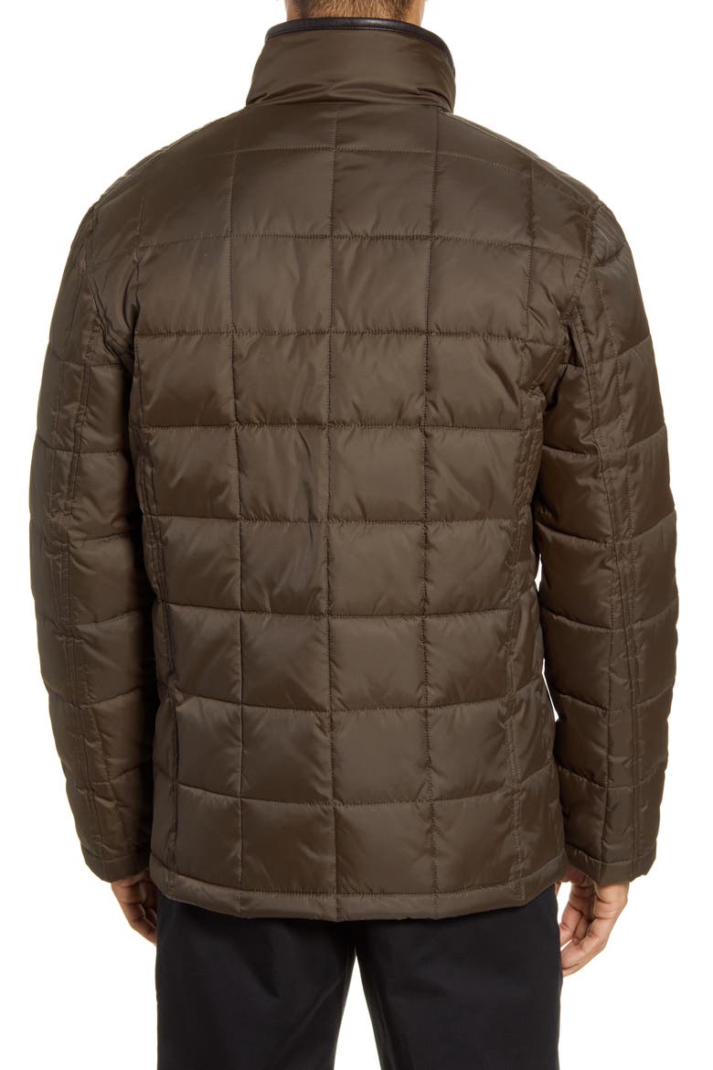 Box Quilted Jacket, Alternate, color, OLIVE