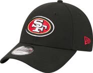 New Era Men's New Era  Black San Francisco 49ers Core Team 9FORTY Adjustable Hat