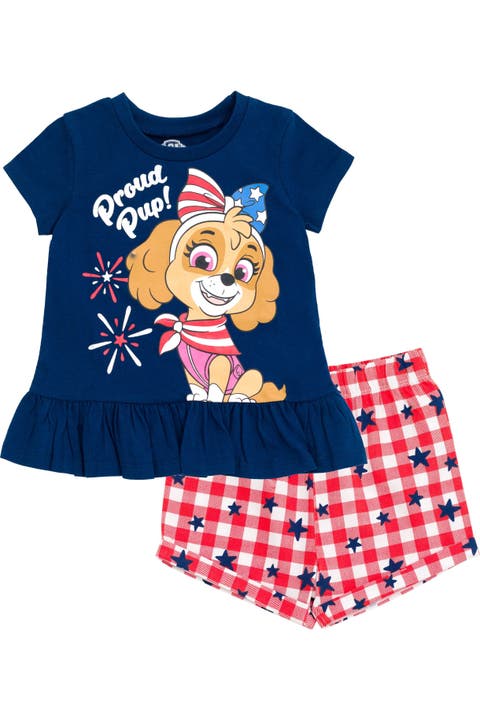 Skye July 4th 2-Piece T-Shirt and Shorts Set