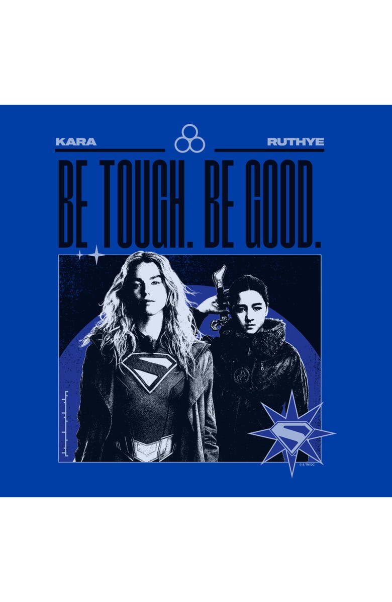 Supergirl Men's Supergirl Be Tough Be Good Graphic T-Shirt, Alternate, color, Royal Blue