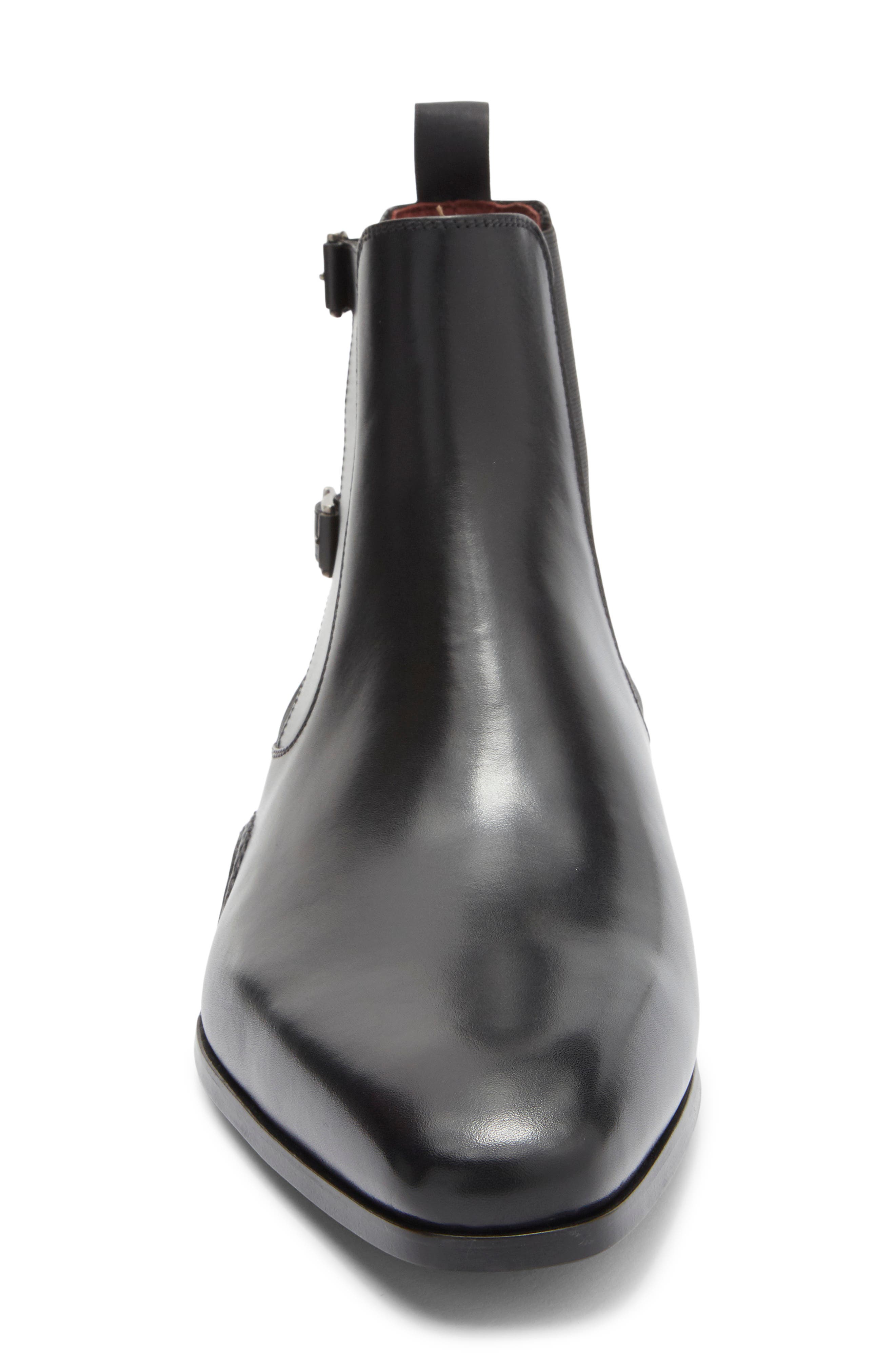 Magnanni Grant Chelsea Boot, Alternate, color, Black