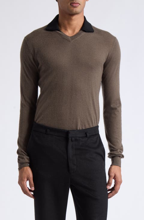 Long Sleeve Cashmere T-Shirt