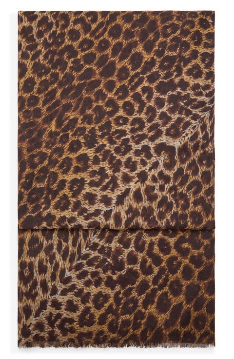 Leopard Print Scarf