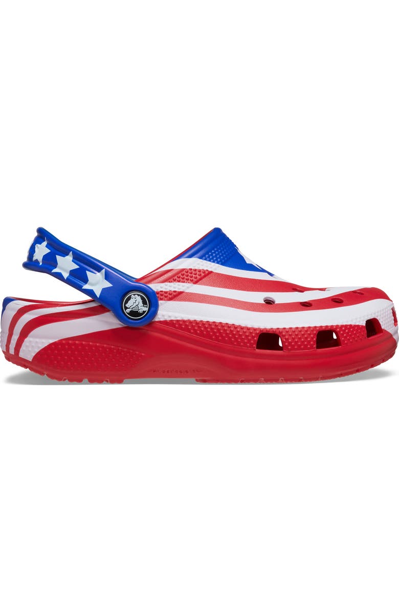 CROCS Kids' Classic American Flag Clog, Main, color, Mlt