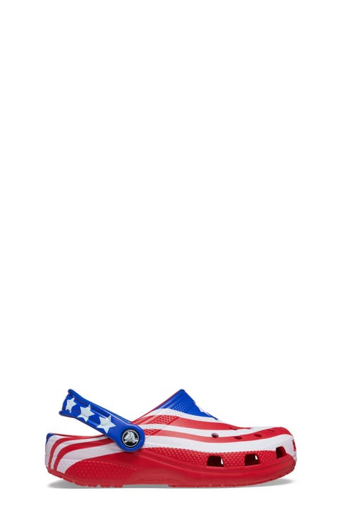 Kids' Classic American Flag Clog (Toddler, Little Kid & Big Kid)