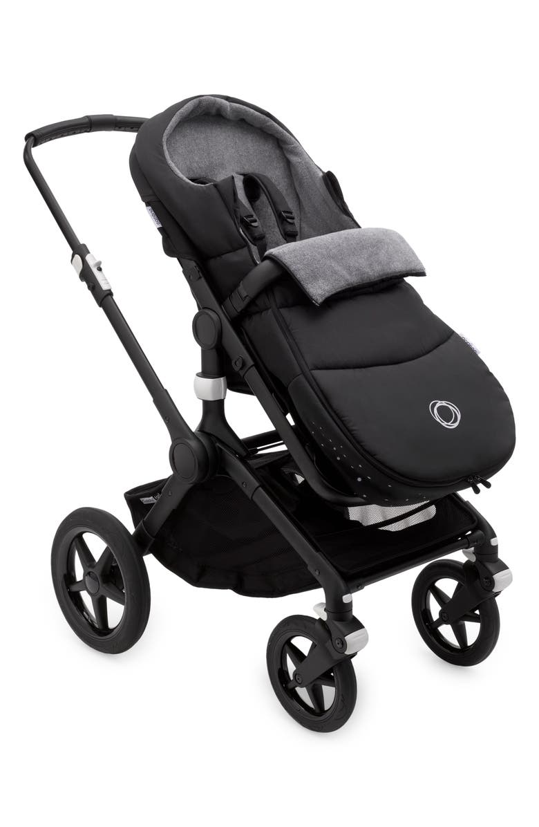 Bugaboo Water Repellent Stroller Footmuff, Alternate, color, Black