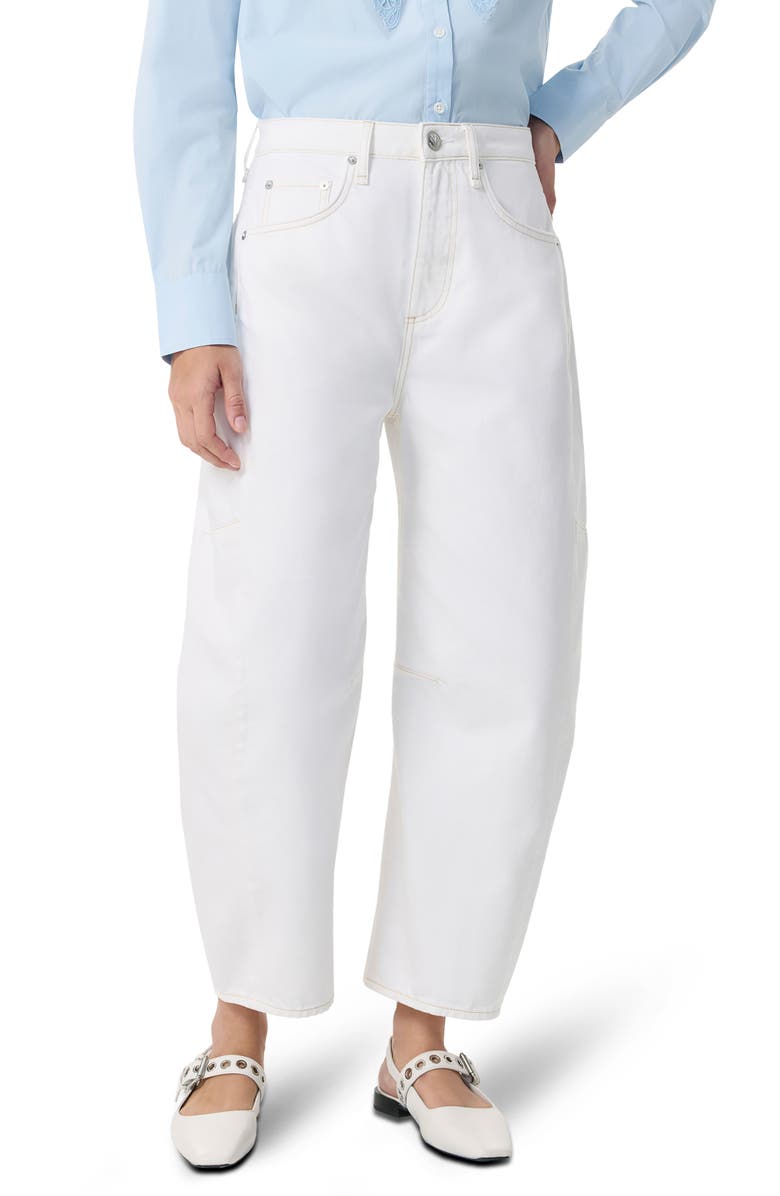 rag & bone Charlie High Waist Barrel Leg Ankle Jeans, Main, color,