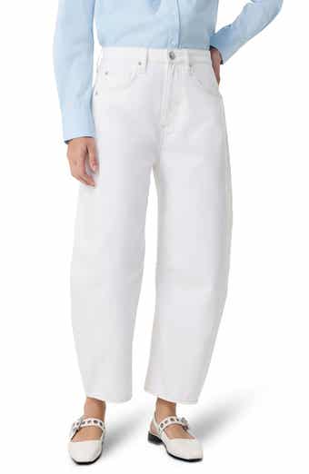 rag & bone Charlie High Waist Barrel Leg Ankle Jeans