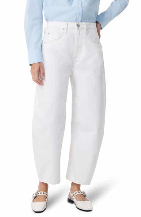 rag & bone Charlie High Waist Barrel Leg Ankle Jeans