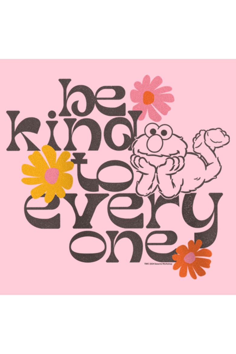 Girls' Be Kind to Everyone Graphic T-Shirt, Alternate, color, Light Pink