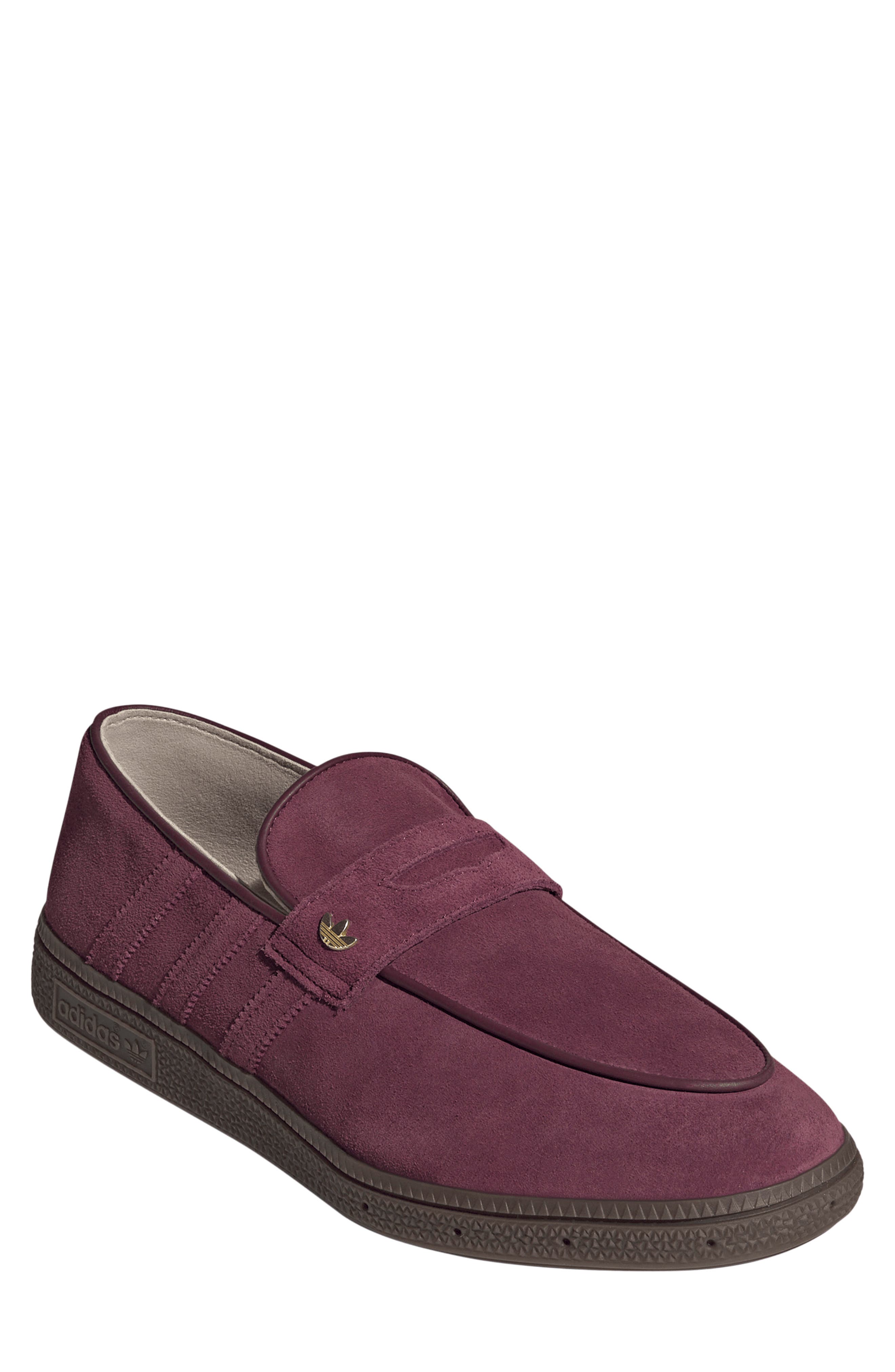Gender Inclusive Handball Spezial Loafer, Main, color, MAROON/ MAROON/ GUM