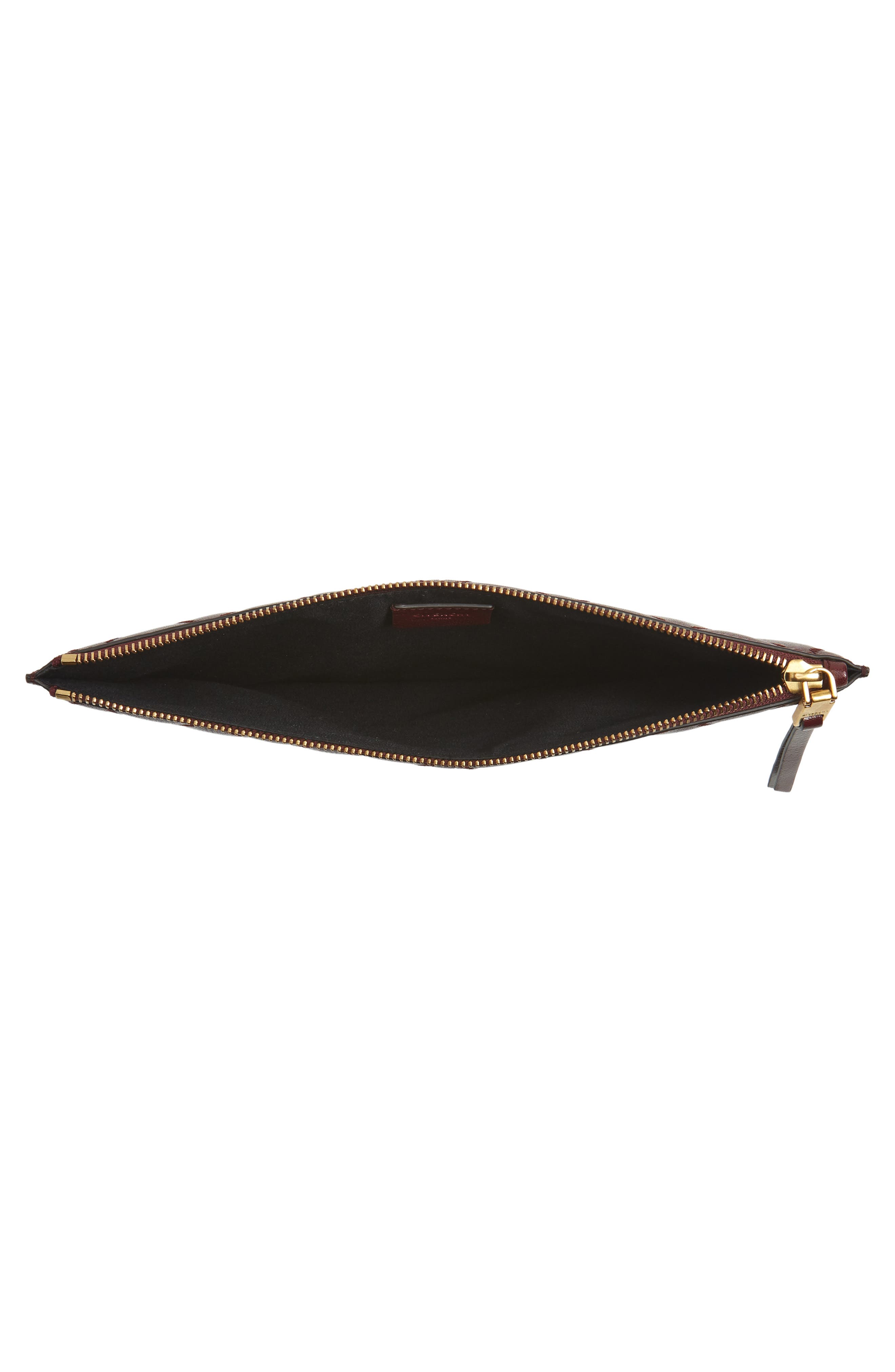 Givenchy Quilted Leather Pouch, Alternate, color, 