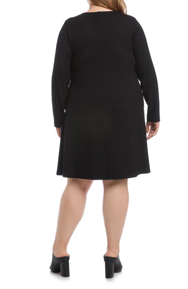 Karen Kane Scoop Neck Pocket Dress, Alternate, color, 