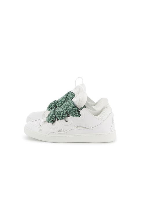 Lanvin Kids Leather Curb Trainers