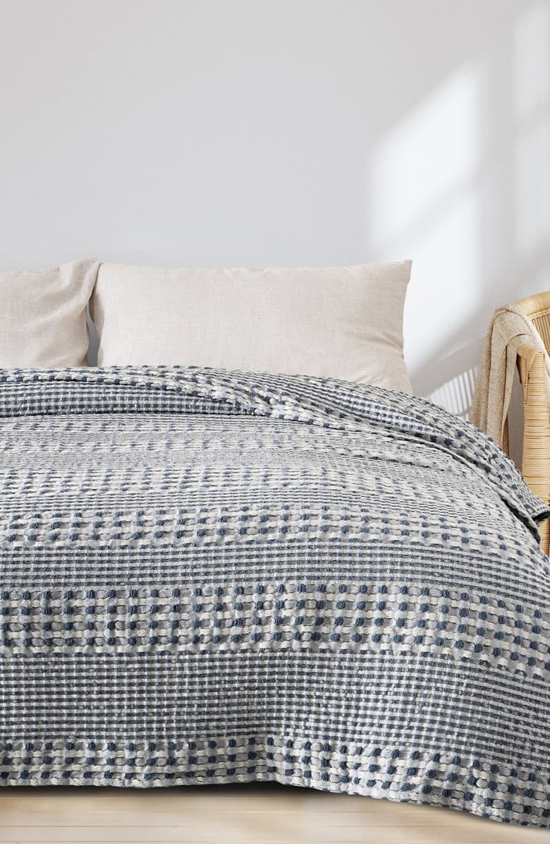 Woven & Weft Waffle Weave Cotton Throw Blanket, Alternate, color, 