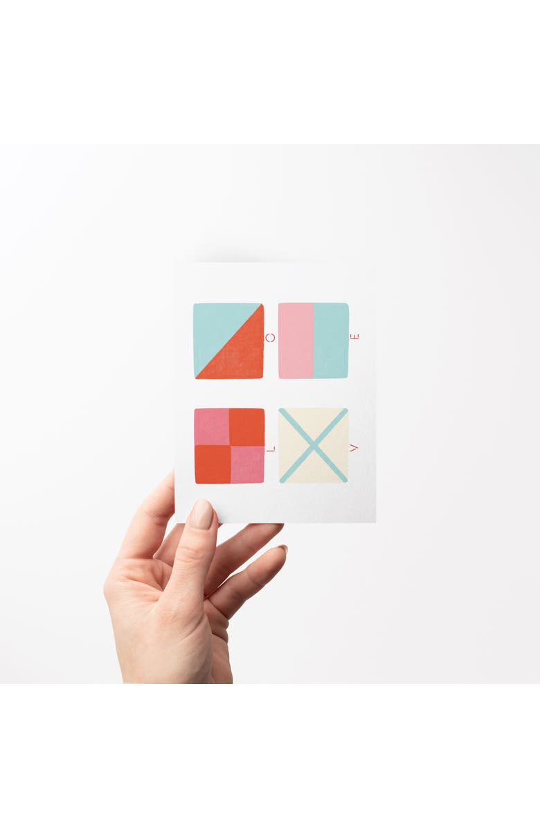 Ramus & Co Love/Valentine's Assorted Greeting Card Pack (3ct) "Love Note Whale, Whales, LOVE Nautical Flags", Alternate, color, Multi-Pack