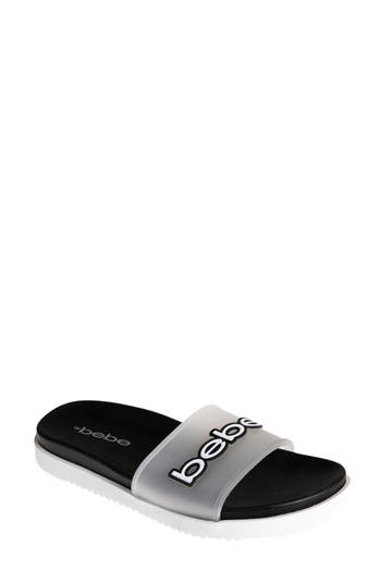 Bebe Translucent Slide Sandal