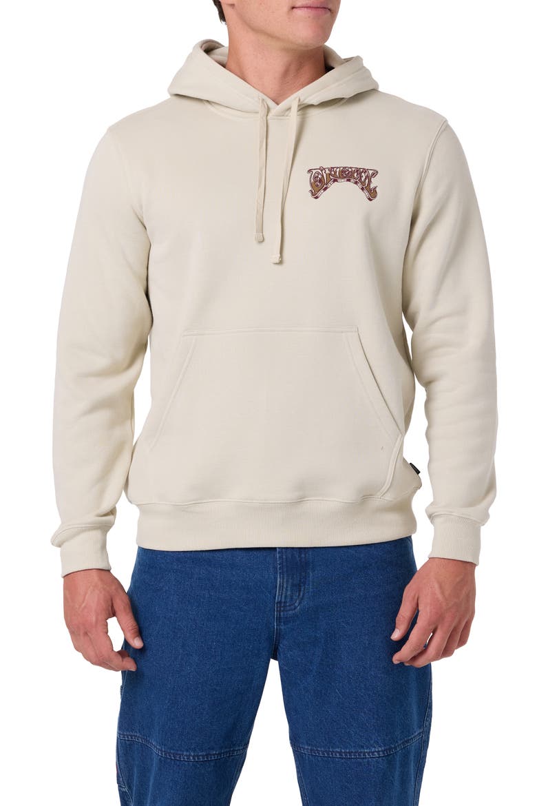 Psychd Classic Graphic Hoodie, Main, color, LIGHT KHAKI
