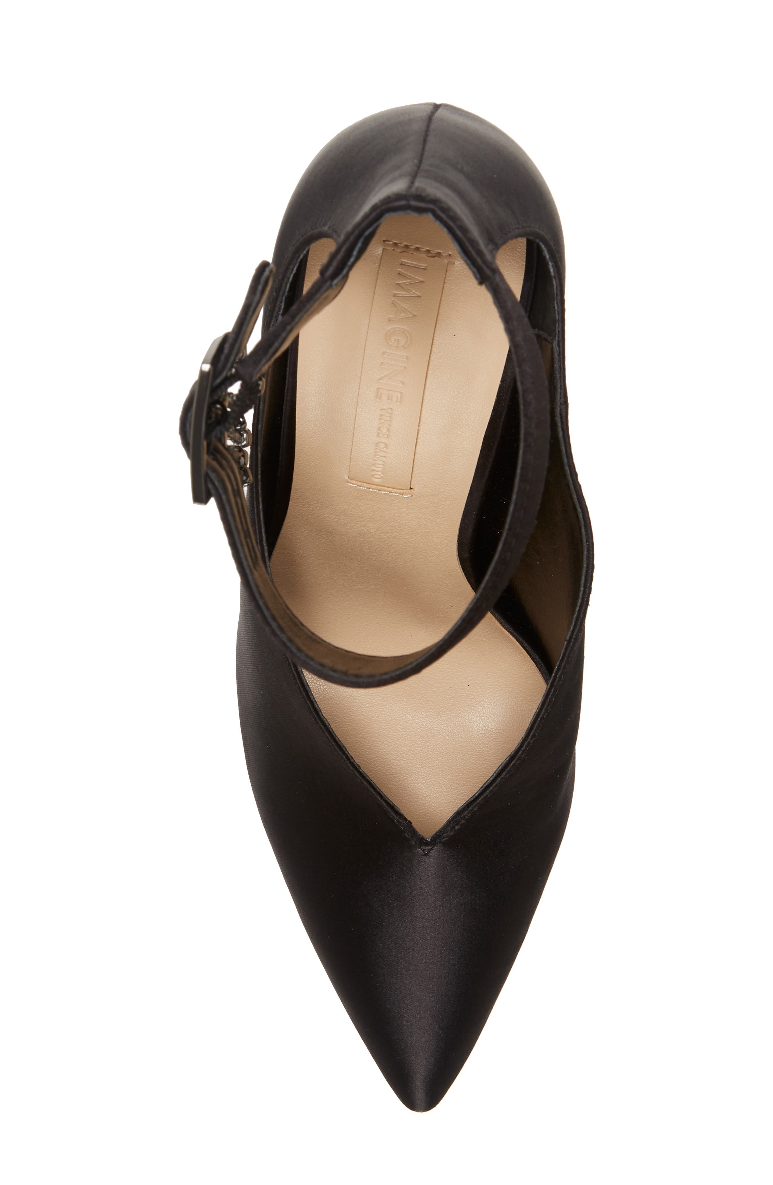 Imagine by Vince Camuto Greer Crystal Chain Pointed Toe Pump, Alternate, color, 