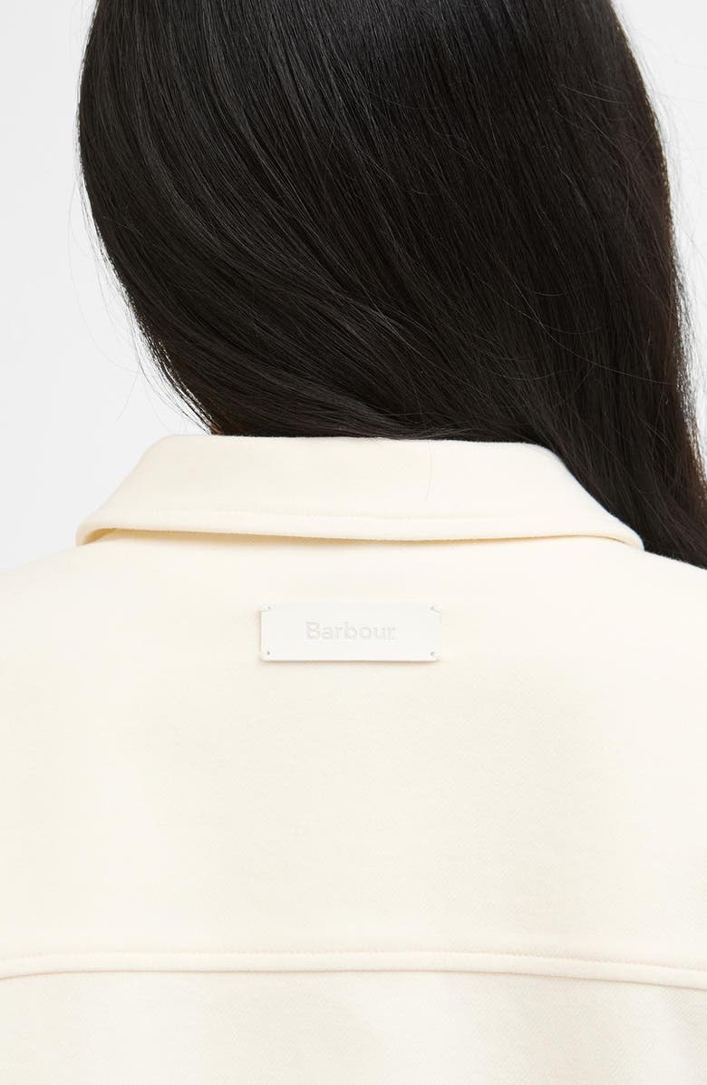 Barbour Kirby Knit Overshirt, Alternate, color, Ecru