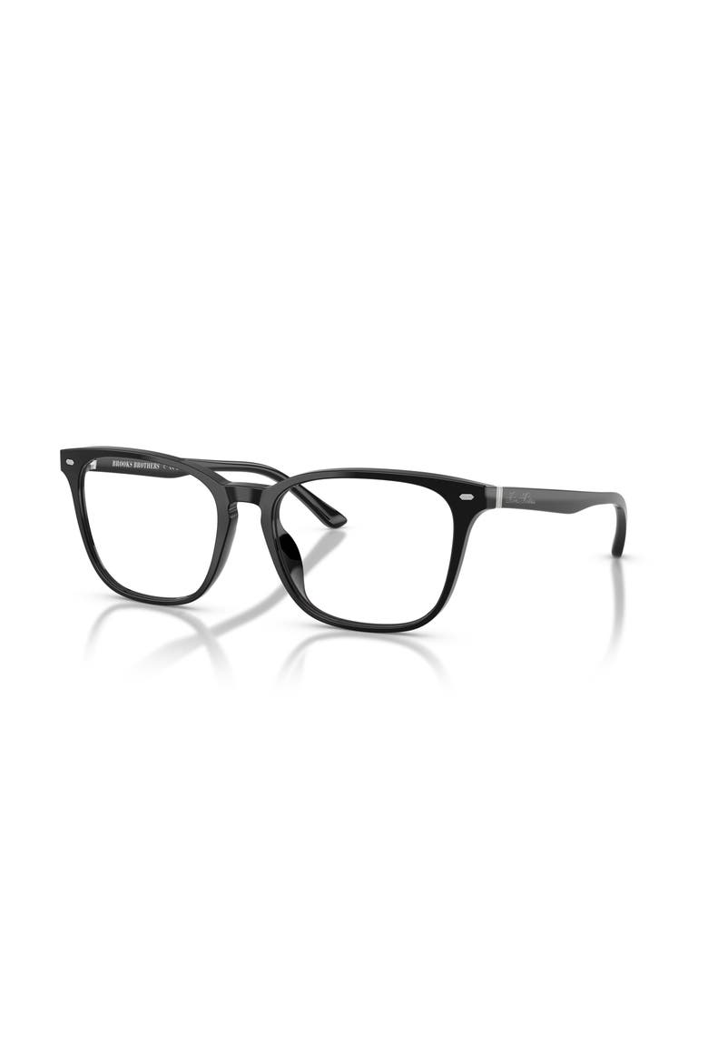 57mm Square optical glasses, Main, color, Black