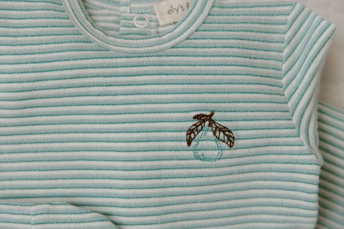 Ely's & Co. Metallic Stripe Collection In Blue