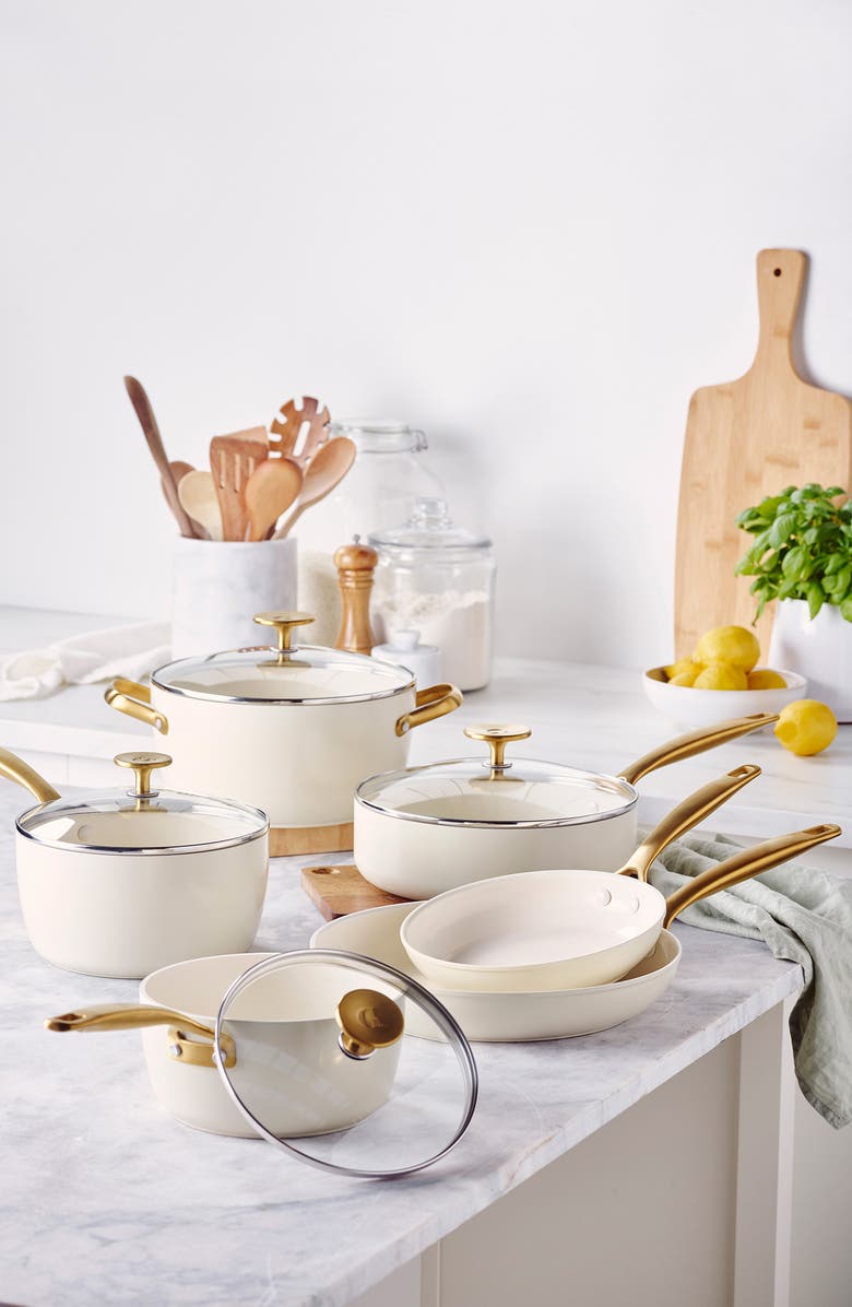 GOOP 10-Piece Ceramic Nonstick Cookware Set, Alternate, color, 