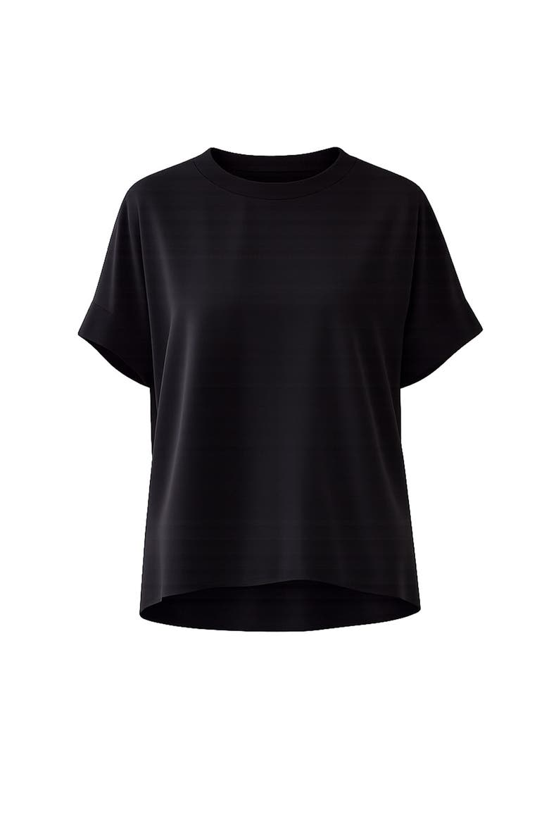 Alberic Satin Blouse, Alternate, color, BLACK