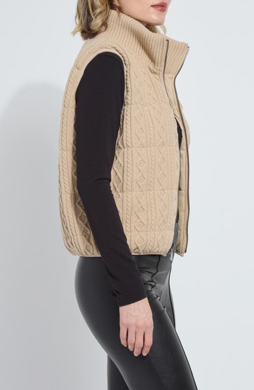 Lyssé Lysse Petra Reversible Puffer Vest In Brown