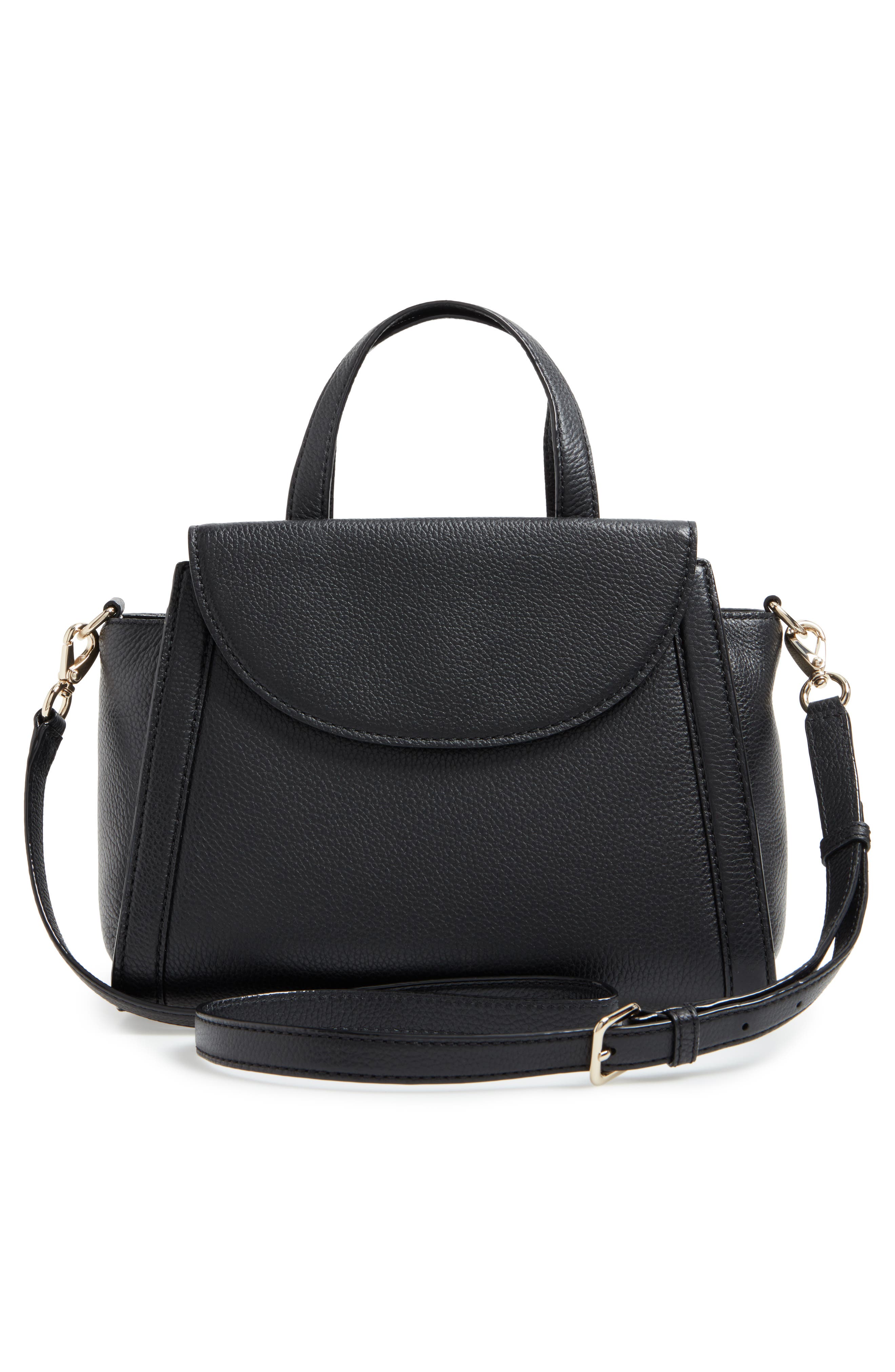 Kate Spade New York cobble hill - medium adrien leather satchel, Alternate, color, 