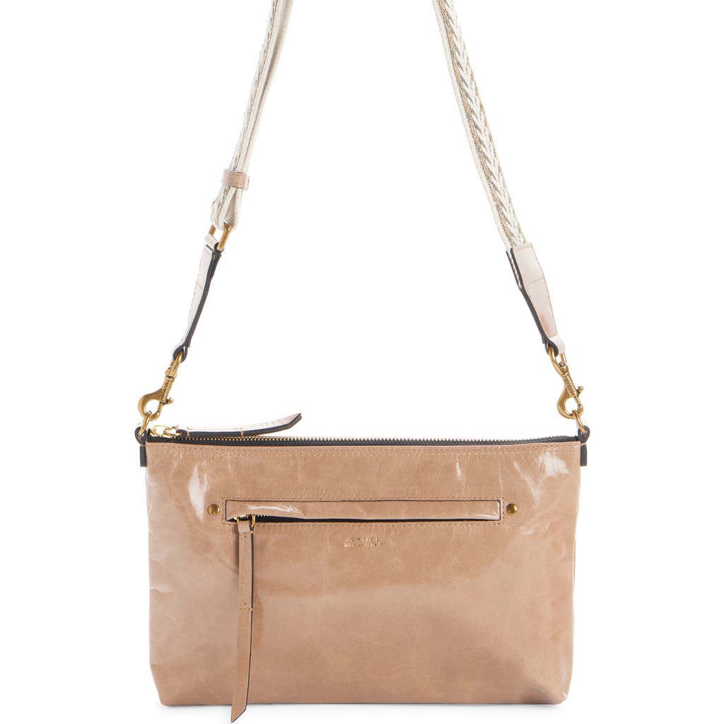 Isabel Marant Nessah Leather Crossbody Bag In Brown