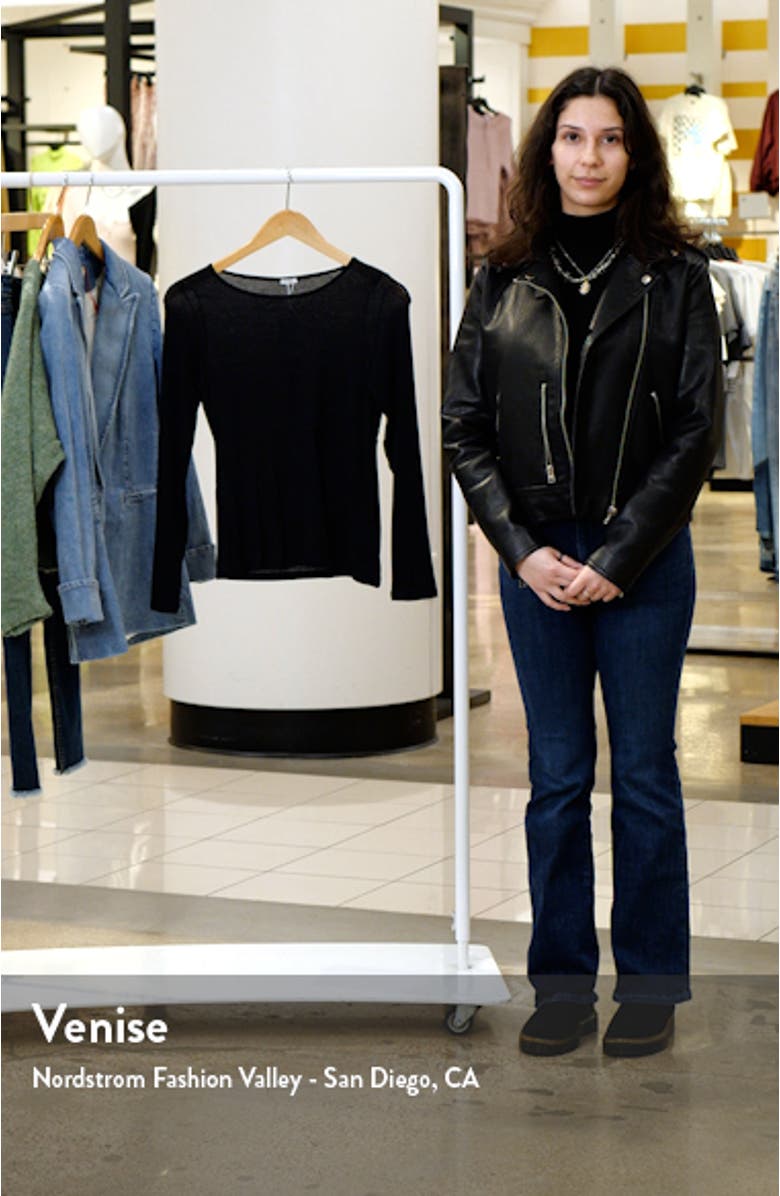 Perfect Line Modal & Cashmere Blend T-Shirt, sales video thumbnail