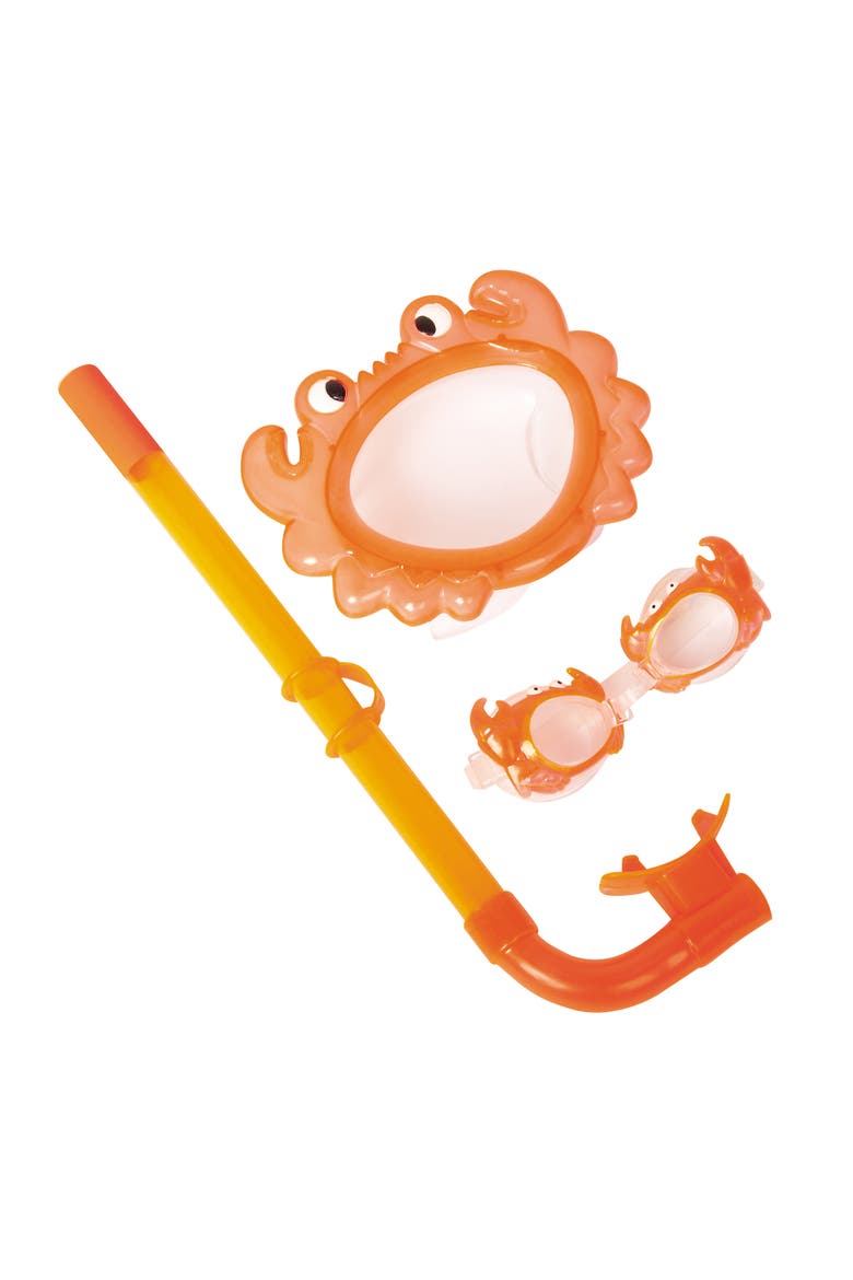 Character Swim Set, Crab, Main, color, Orange