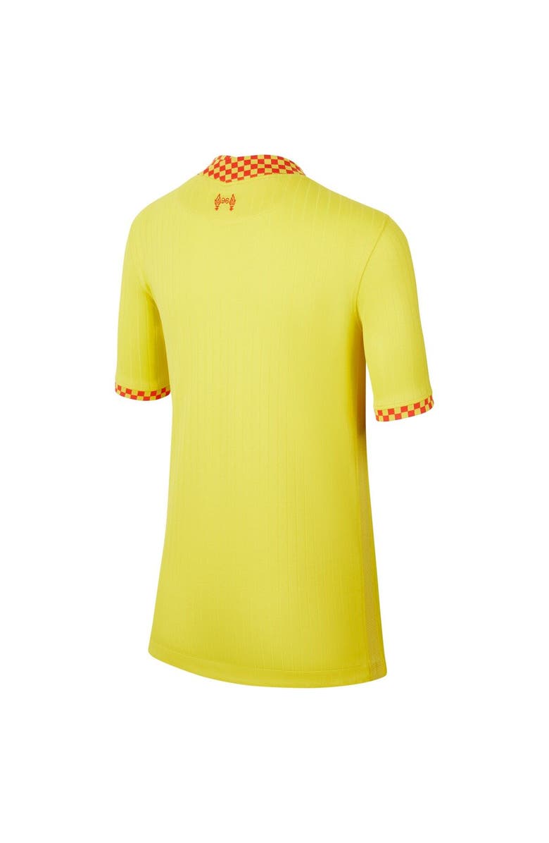 Nike Youth Nike Yellow Liverpool 2021/22 Third Breathe Stadium Jersey, Alternate, color, 