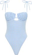 MONTCE Gingham Underwire One-Piece Swimsuit