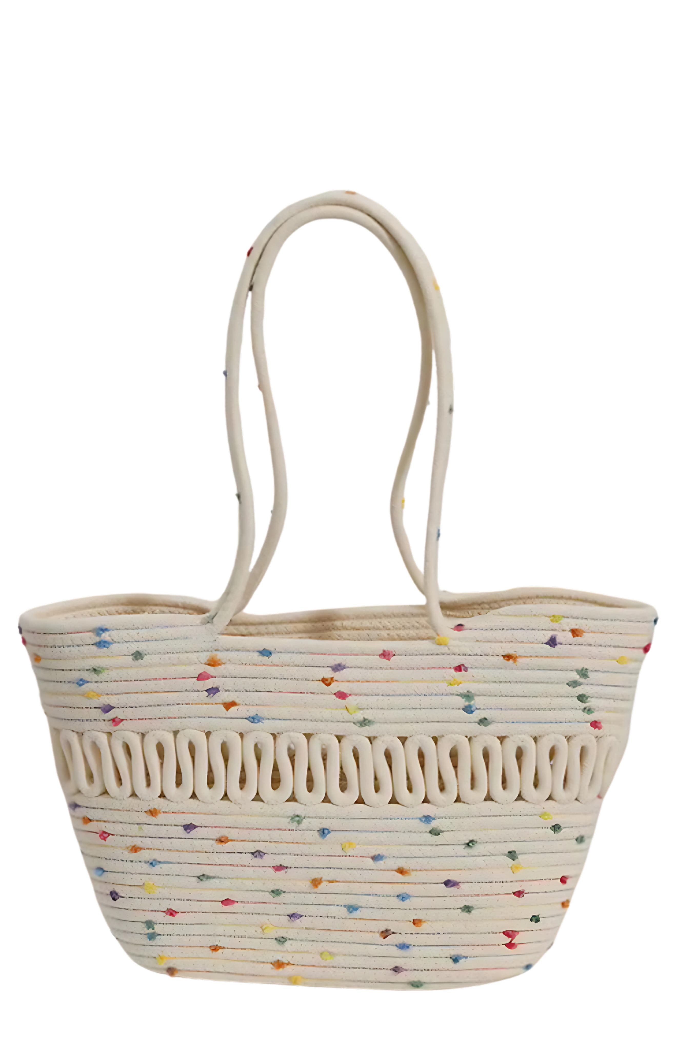MacRae & Co. Rope Woven Tote Bag, Main, color, 