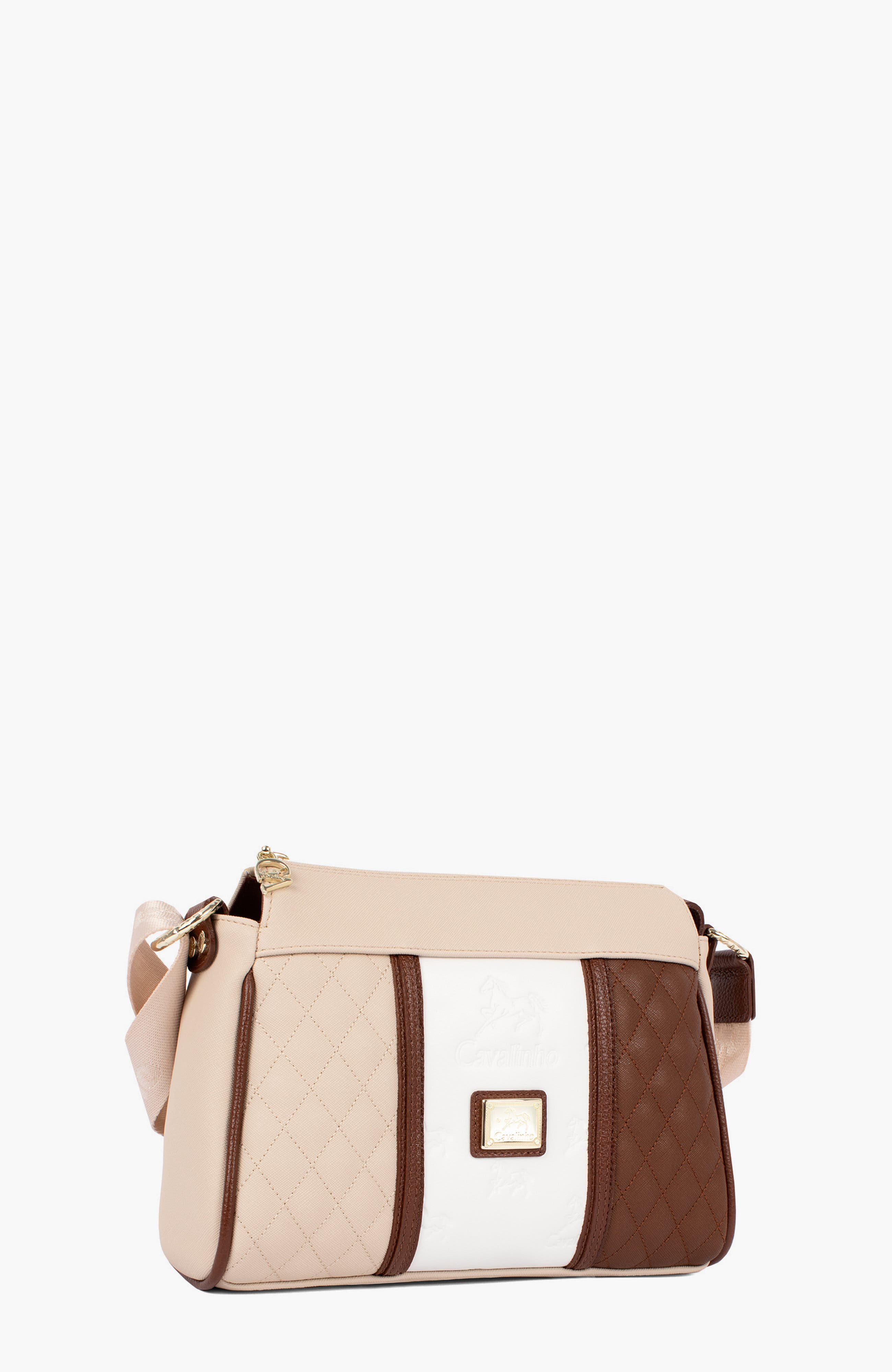 Sublime Crossbody Bag 344, Alternate, color, Camel Brown / Beige / White