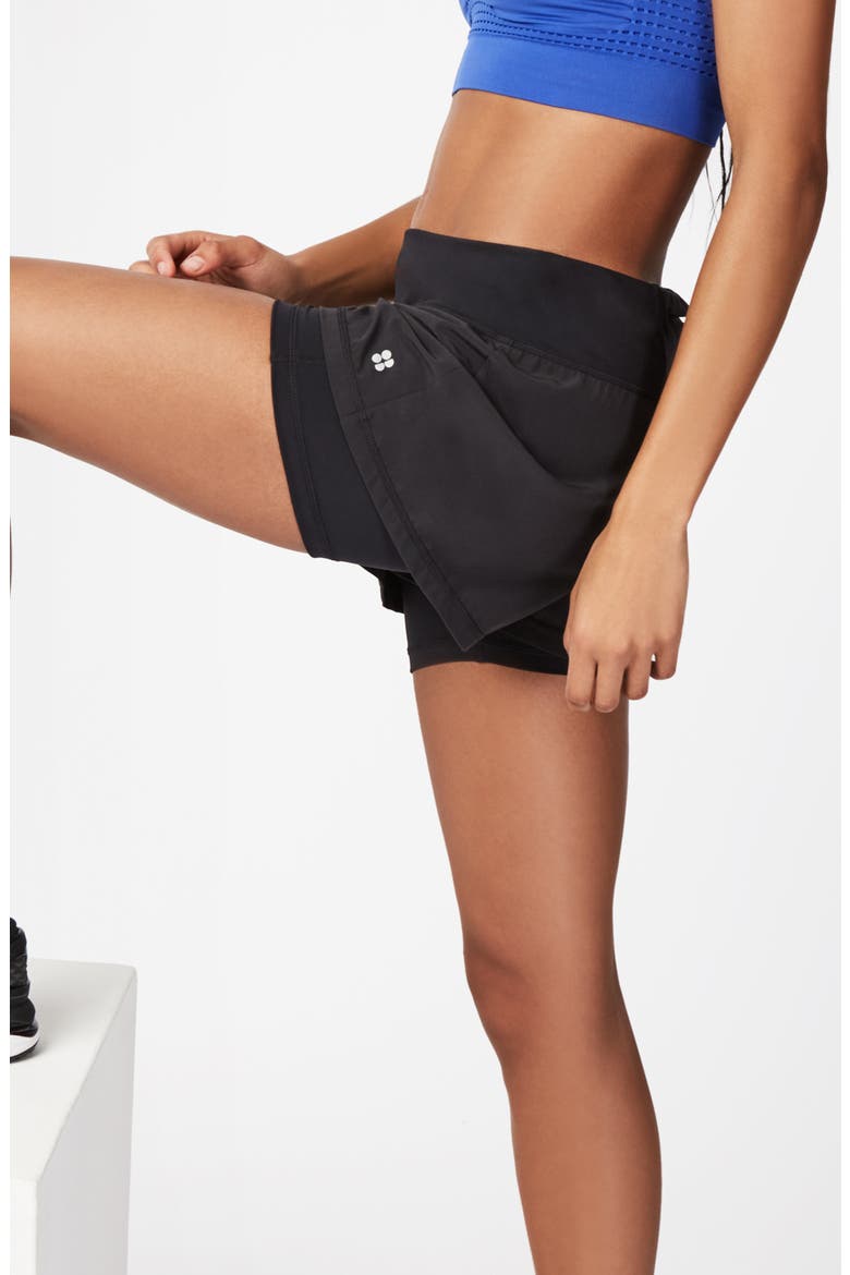 Challenge Run Shorts, Main, color, BLACK MEDIUM