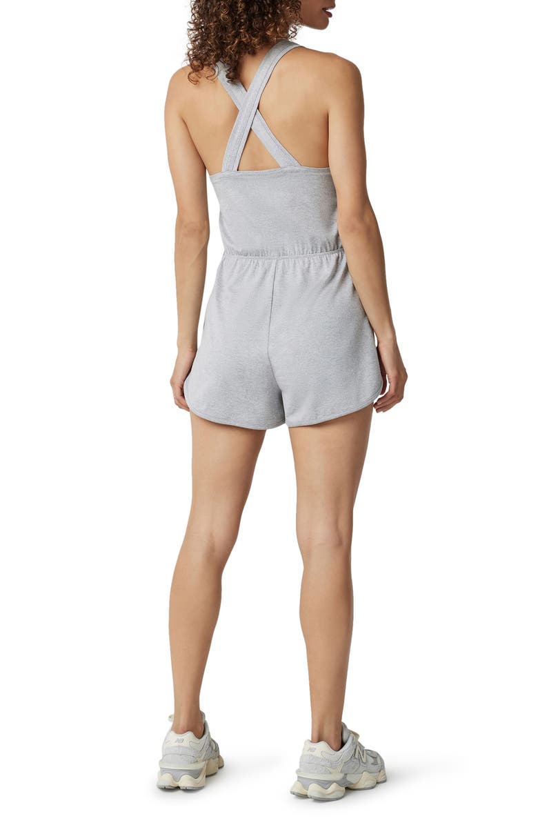 Vuori Halo Retro Romper, Alternate, color, Pale Heather Grey