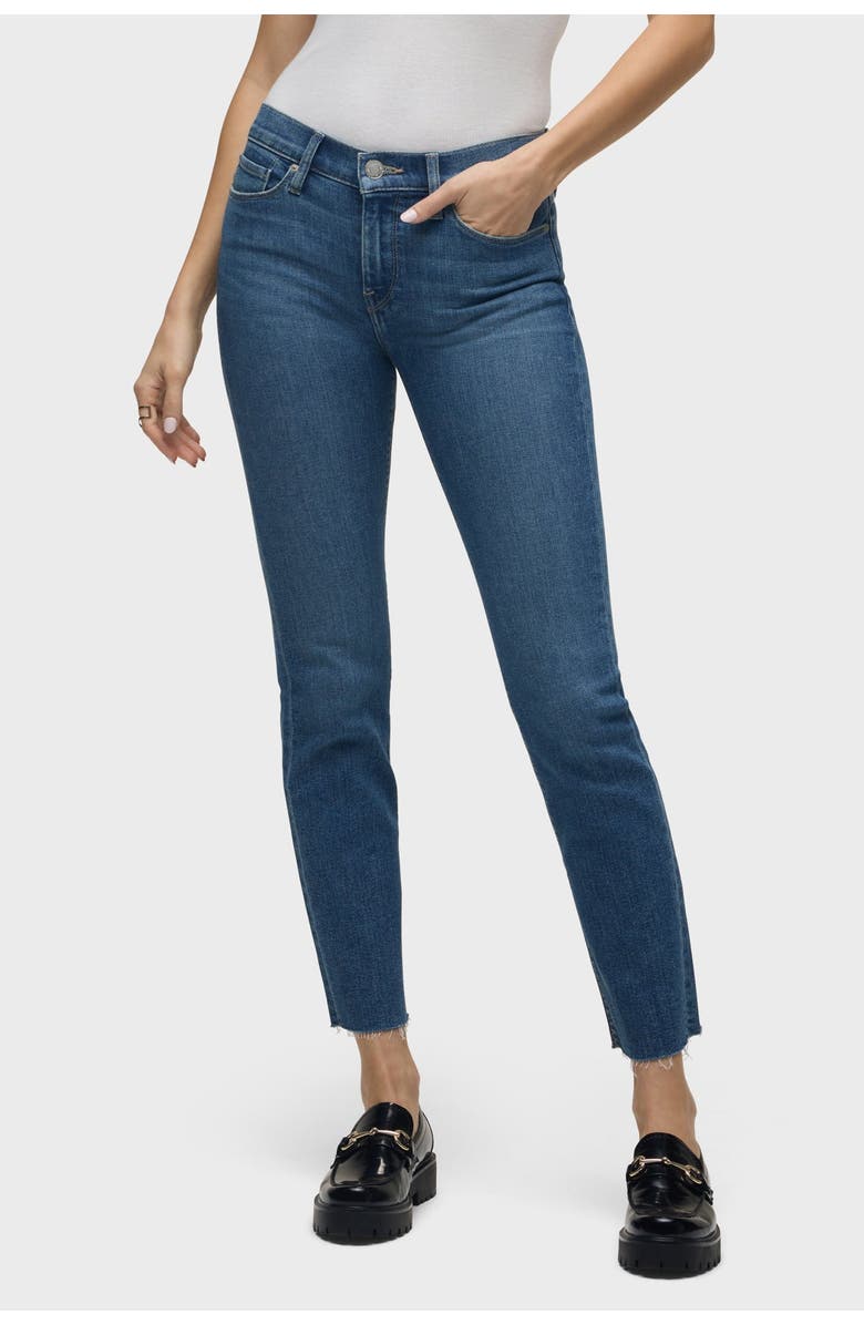 Hudson Jeans Nico Mid-Rise Straight Crop, Main, color, Penny