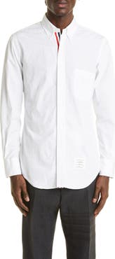 Thom Browne Classic Fit Poplin Button-Up Shirt