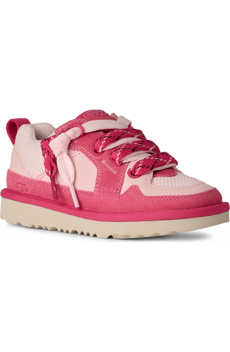 UGG<sup>®</sup> Kids' Lo Lowmel Sneaker, Main, color, Pink Bloom / Multi