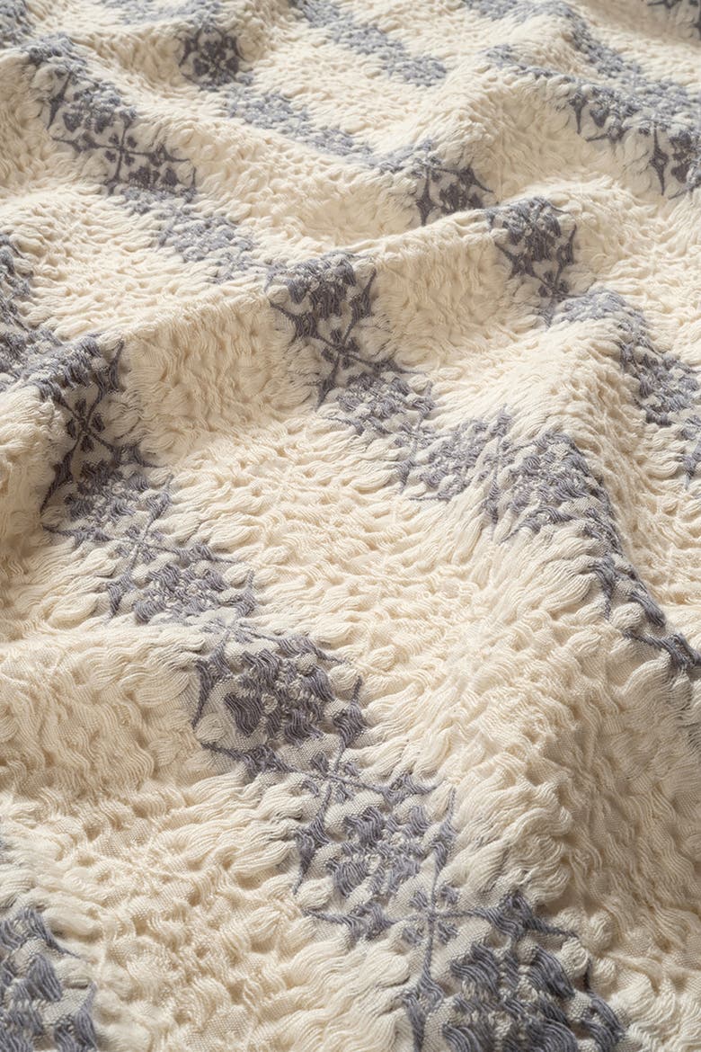 Costa Jacquard Cotton Oversized King Bedspread Set, Alternate, color, Natural