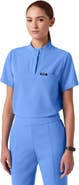 JAANUU Savi Women's 1-Pocket Classic Banded Collar Scrub Top