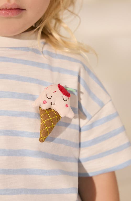 Next Kids' Ice Cream Cone Embellished Cotton Graphic T-shirt & Print Skirt Set