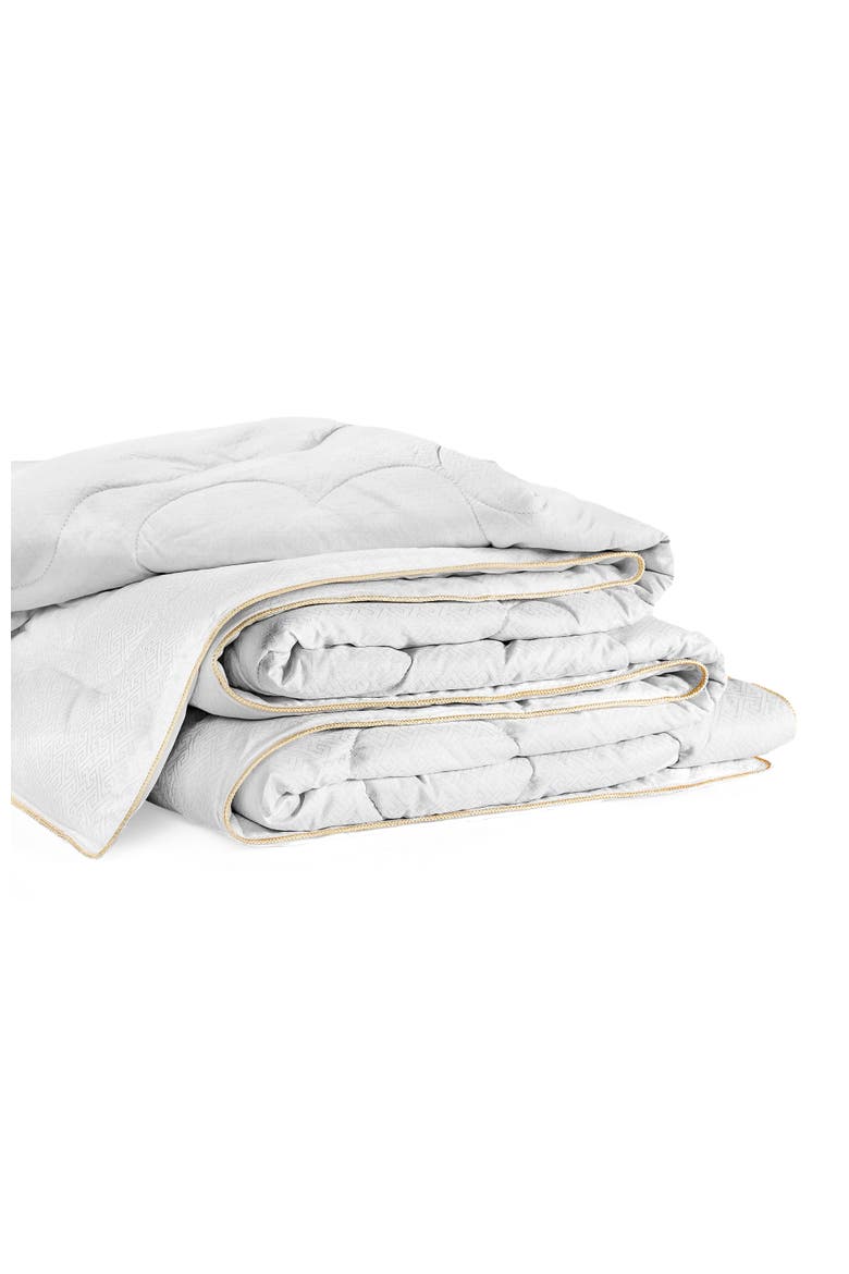 Maestro camel wool comforter, Alternate, color, White