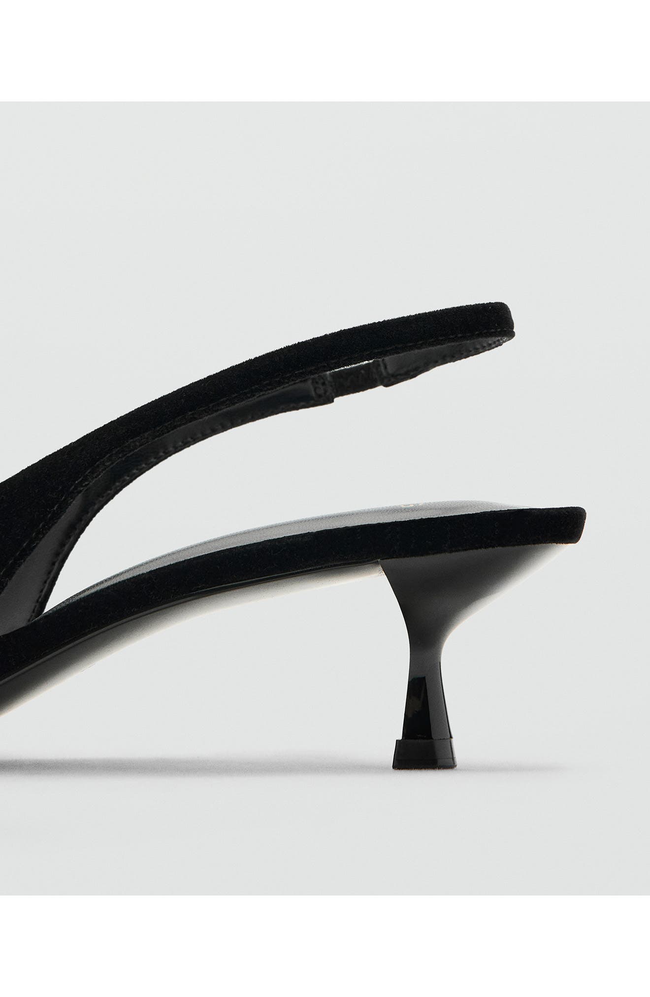 Slingback Pointed Toe Pump, Alternate, color, BLACK