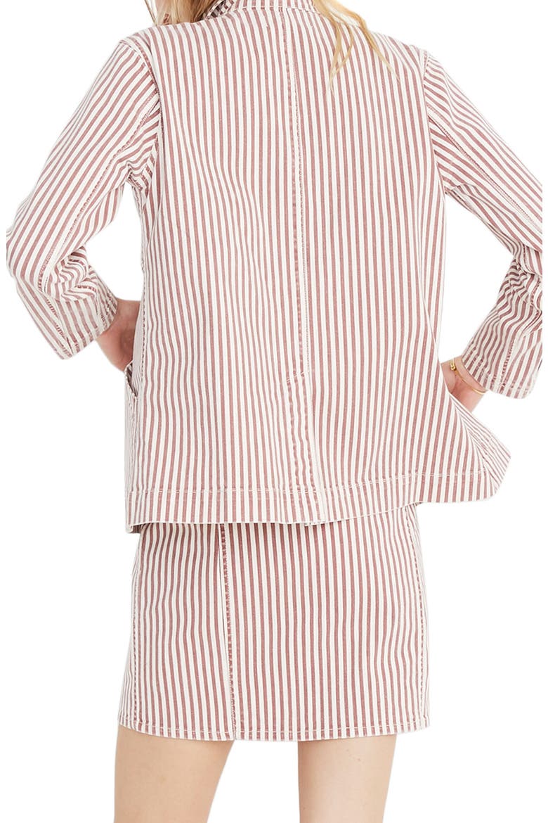 Denim Patch Pocket Chore Coat, Alternate, color, LUCA STRIPE