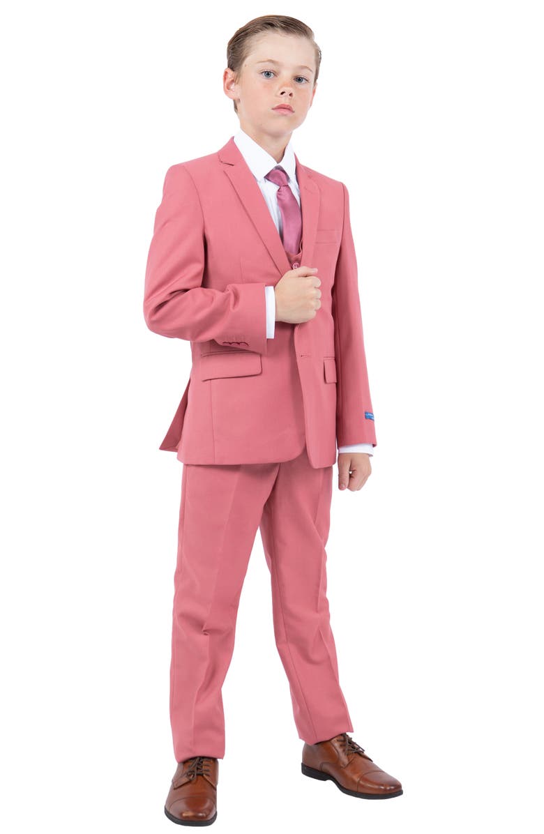 Perry Ellis Kids' Mauve Five-Piece Suit, Main, color, Mauve