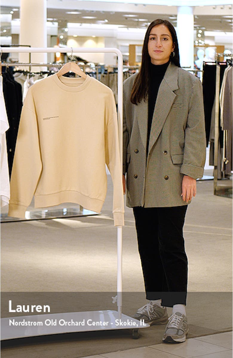 365 Signature Gender Inclusive Recycled & Organic Cotton Crewneck Sweatshirt, sales video thumbnail